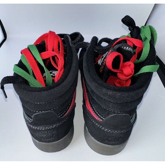 Reebok Freestyle Hi-Top‎ Sneakers Human Rights,  Women Size 8 HQ4141 Black NEW - Picture 3 of 7